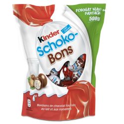 Kinder Bonbons Chocolat Lait Noisettes Schoko-Bons : Le Paquet De 500 G