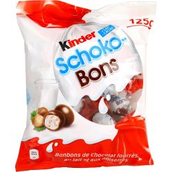 Kinder Bonbons Chocolat Lait Noisettes Schoko-Bons : Le Paquet De 125 G