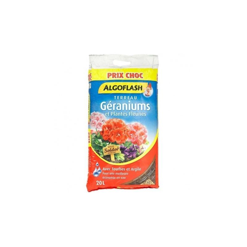 Algoflash Terreau Géranium Le Sac 20L