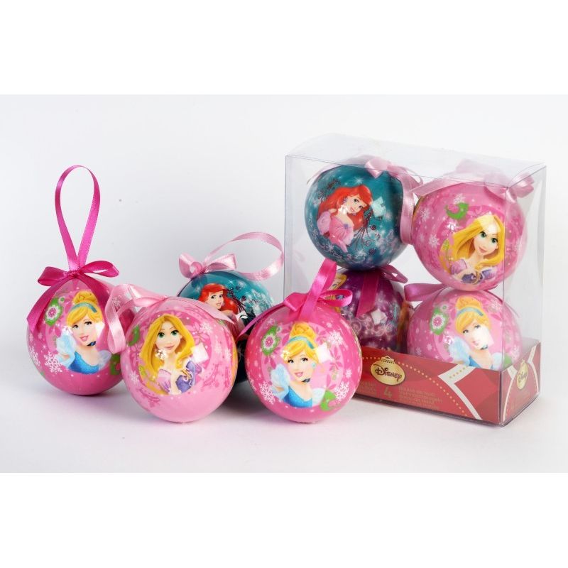 Goodmark 4 Boules De Noel Disney Princ