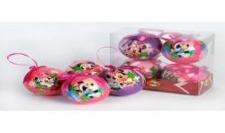 Goodmark 4Boules De Noel Disney Minnie