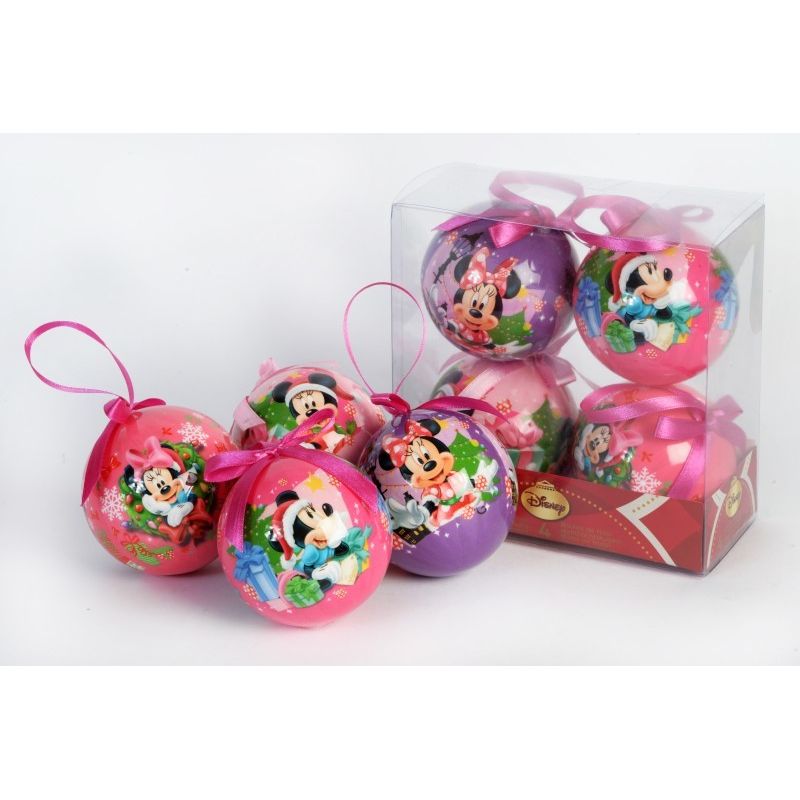 Goodmark 4Boules De Noel Disney Minnie