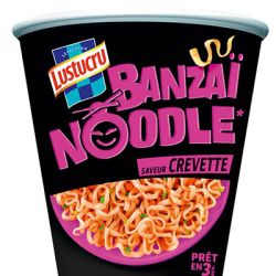 Lustucru Pot Noodle Crevettes 60G Banzai