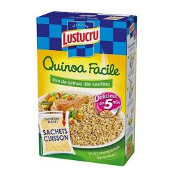 Lustucru Mélange Quinoa Blé Lentilles : Les 2 Sachets De 150 G