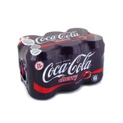 Coca-Cola Soda À Base De Cola Saveur Cerise : Le Pack 6 Canettes 33Cl