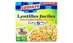 Lustucru Lentilles Facile Corail Riz Quinoa Sachet Cuisson 2X150G