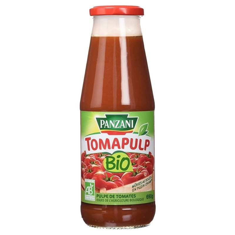 Panzani Sauce Tomapulp Basilic Bio 690G