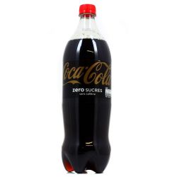 Coca-Cola Soda Zero Sucres Caféine : La Bouteille D'1,25L