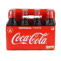 Coca-Cola Boisson Gazeuse Au Cola : Le Pack De 8 Bouteilles 20Cl