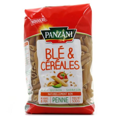 Panzani Pz Penne Ble Et Cereales 500G