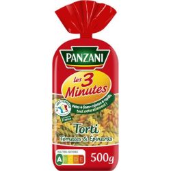 Panzani Pâtes Torti Tomates Et Epinards 500G