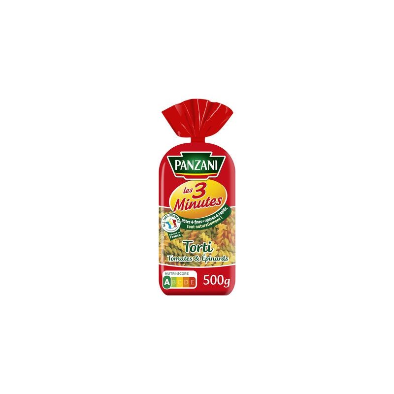 Panzani Pâtes Torti Tomates Et Epinards 500G