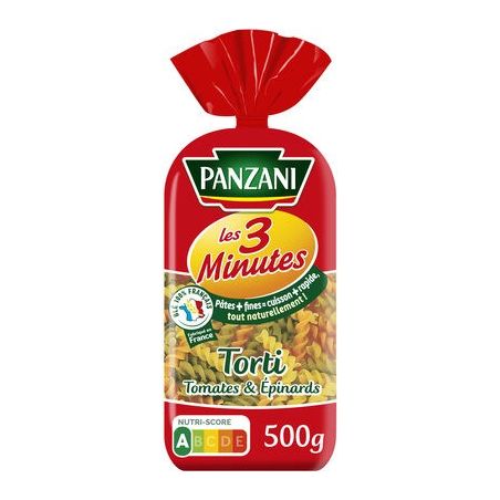 Panzani Pâtes Torti Tomates Et Epinards 500G