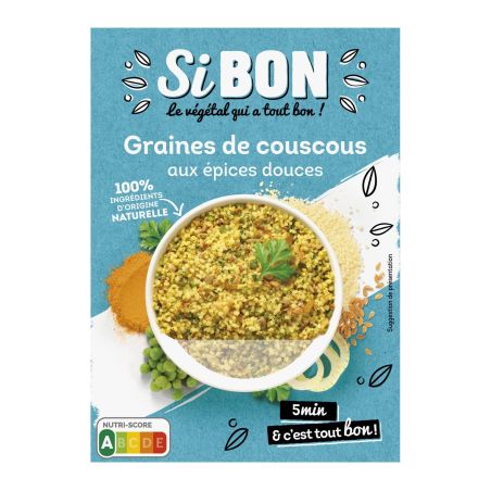 Sibon Graines De Couscous Aux Épices Douces : La Boite 400G