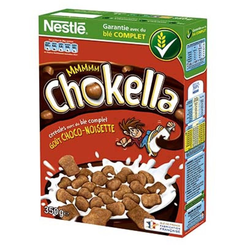 Nestlé Céréales Goût Choco-Noisette Chokella : La Boite De 350 G