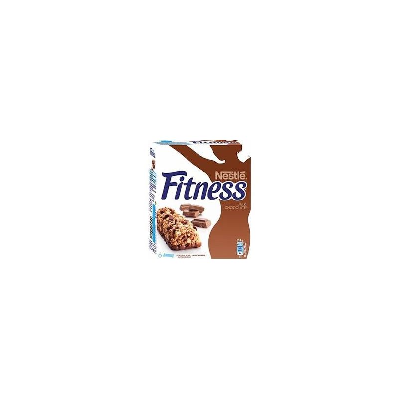 Fitness Nestle Barres Chocolat Lait 6X23,5G