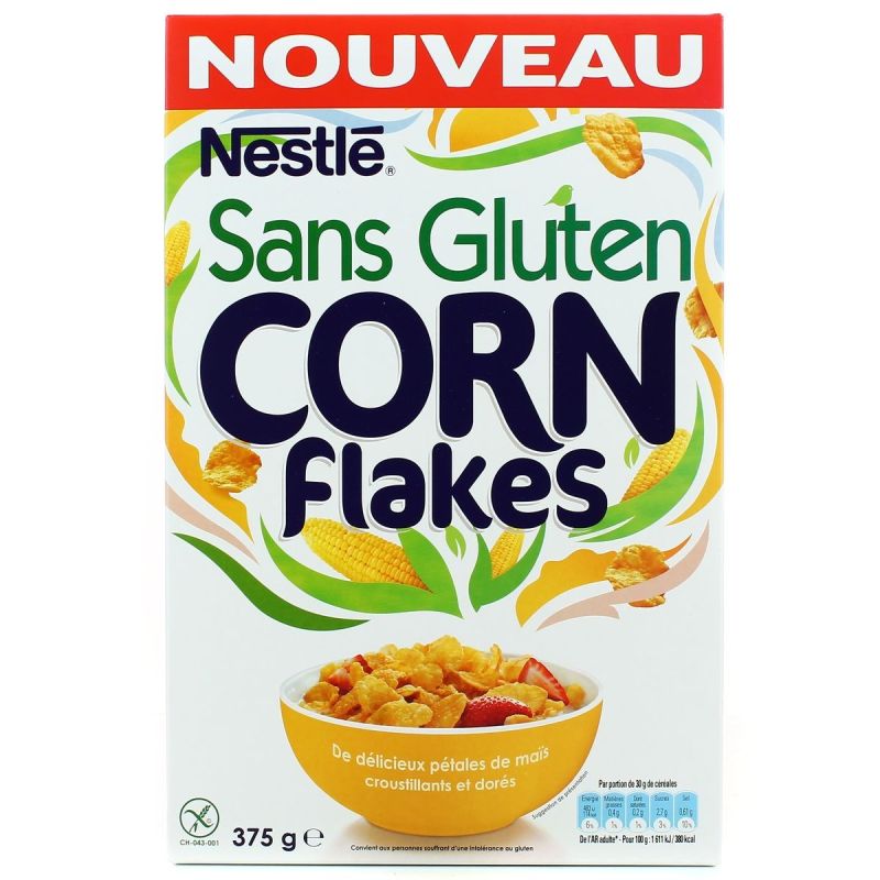 Nestle 375G Corn Flakes Sans Gluten