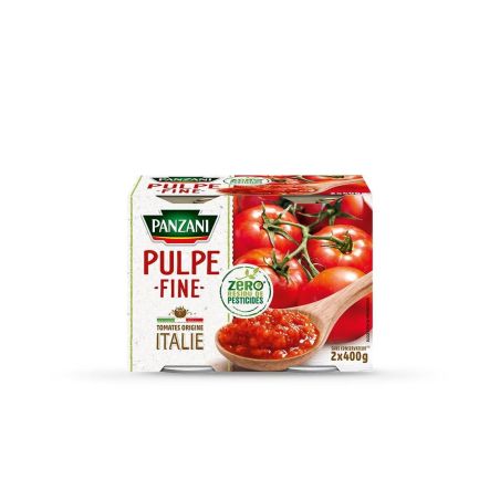 Panzani Pulpe Fine Zéro Résidu De Pesticides 2 X 400 G