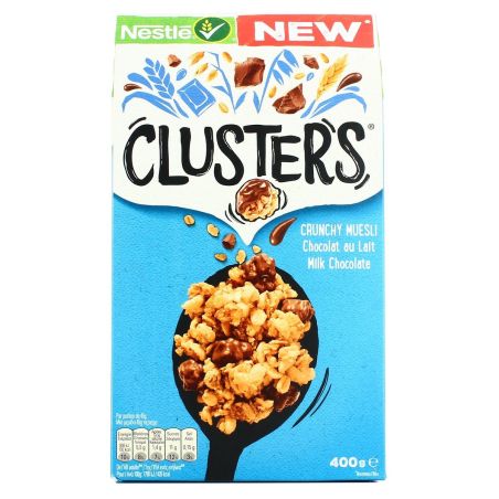 Nestle E.Clusters Crunchy Muesli Chocolat Lait 400G