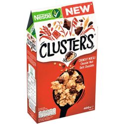 Nestle E.Clusters Crunchy Muesli Chocolat Noir 400G