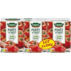 Panzani Purée De Tomates 3X200G