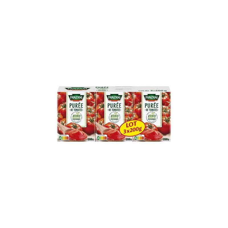 Panzani Purée De Tomates 3X200G