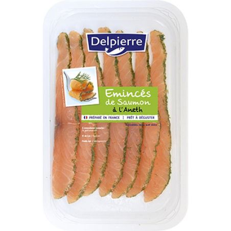 Delpierre Eminces De Saumon Aneth 120Gr