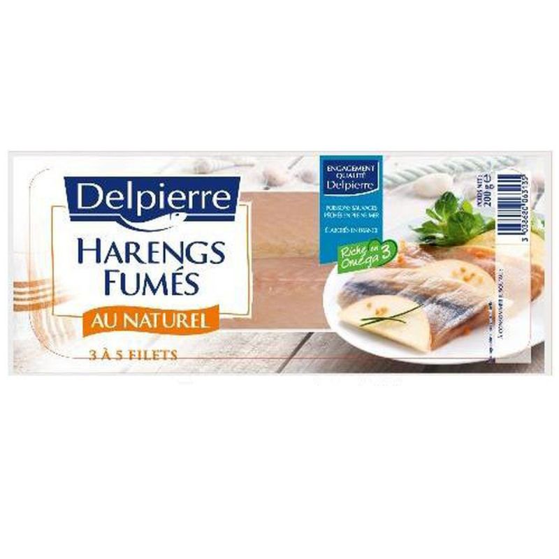 Delpierre 200G Filet Hareng Au Naturel