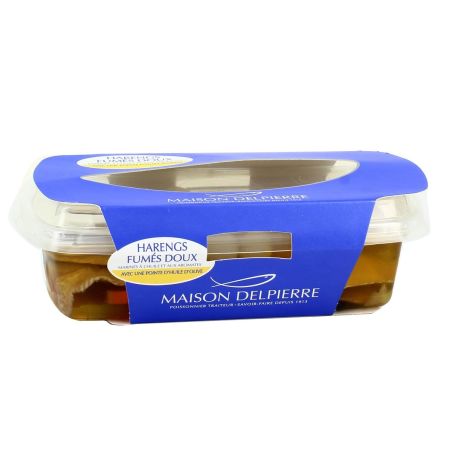 Delpierre 400G Filets De Harengs Fumes A L Huile Et Aux Aromates Peche