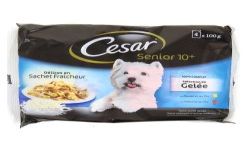 Cesar Pack 4X100G Delices Senior En Gelee