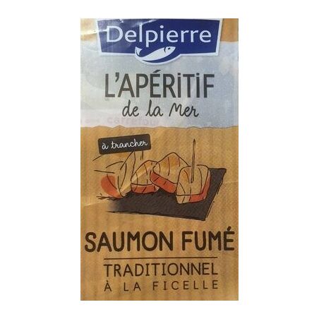 Delpierre Pave De Saumon Fume Trad 125G