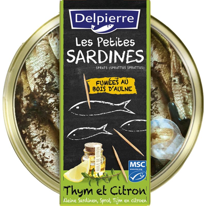 Delpierre Del. Ptes Sard Thym Citr 120G