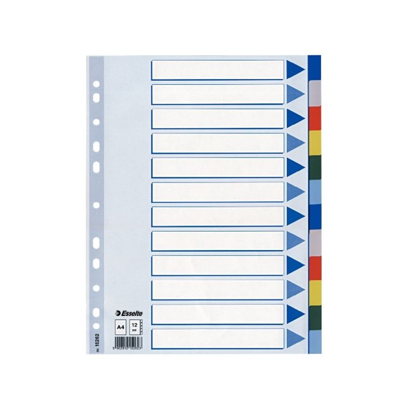 Esselte Intercalaires A4 12 P