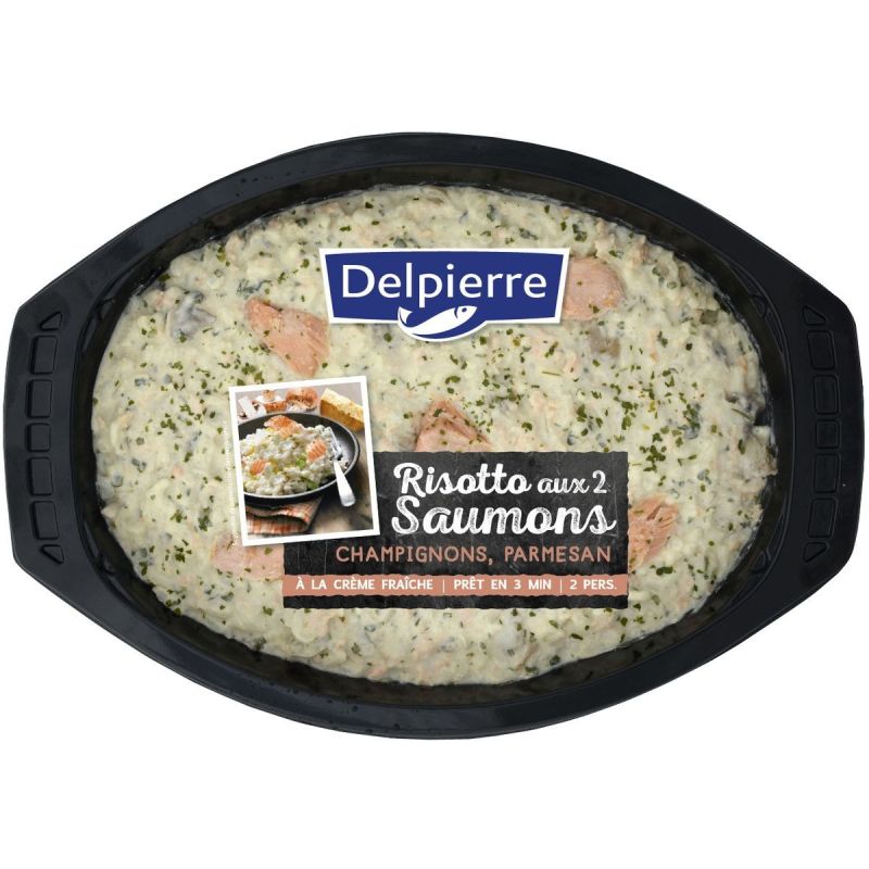 Delpierre Risotto Saumon Champignon 600G