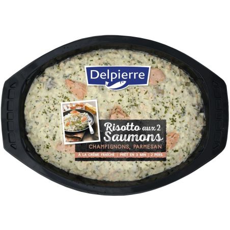 Delpierre Risotto Saumon Champignon 600G