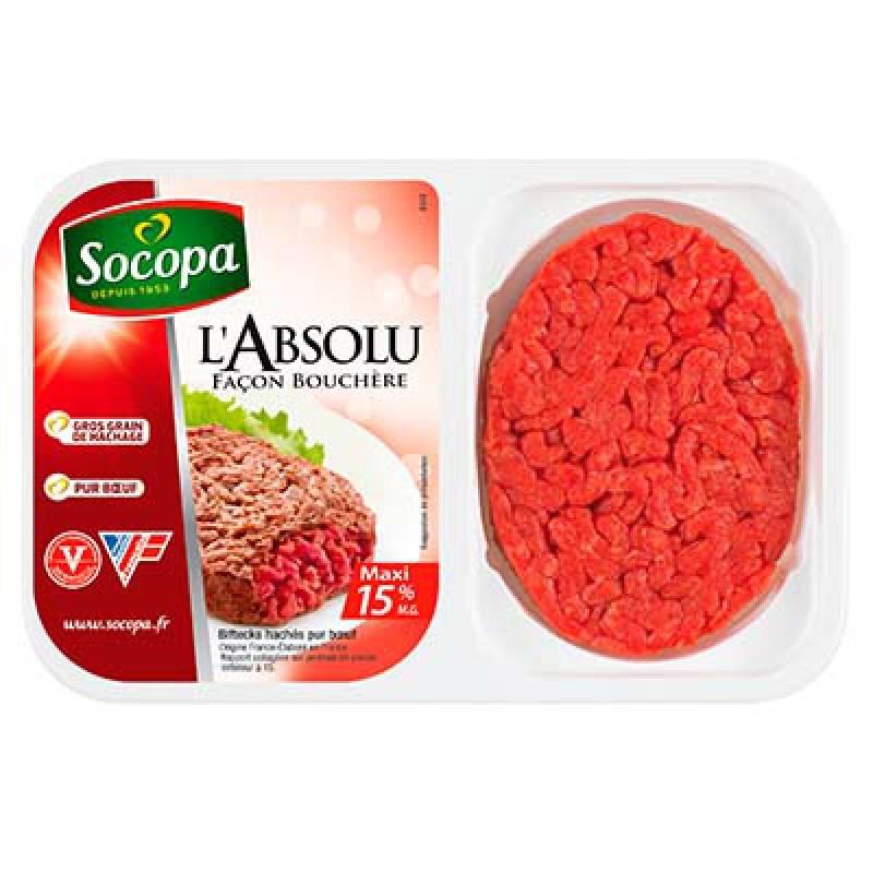 Socopa Soco Bif.Hache Absolu15%2X125G