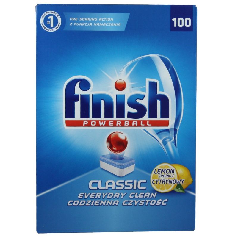 Finish Powerball Classic Tabs 100 U. Lemon