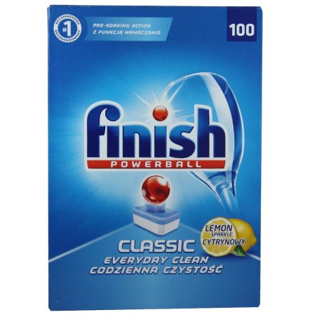 Finish Powerball Classic Tabs 100 U. Lemon