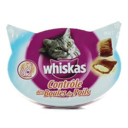 Whiskas Friandises Pour Chats Contrôle Des Boules De Poil : La Boite 60 G