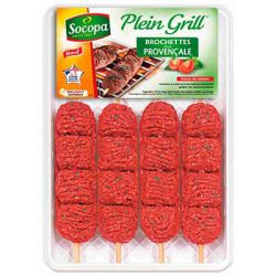 Socopa 4X100G Brochette Pg Boeuf A La Provencale