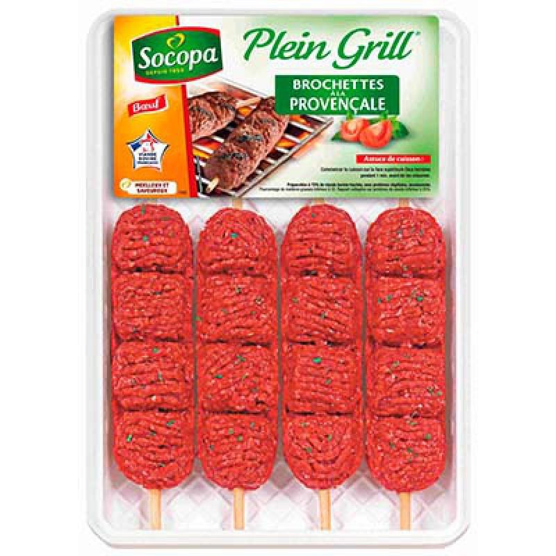 Socopa 4X100G Brochette Pg Boeuf A La Provencale