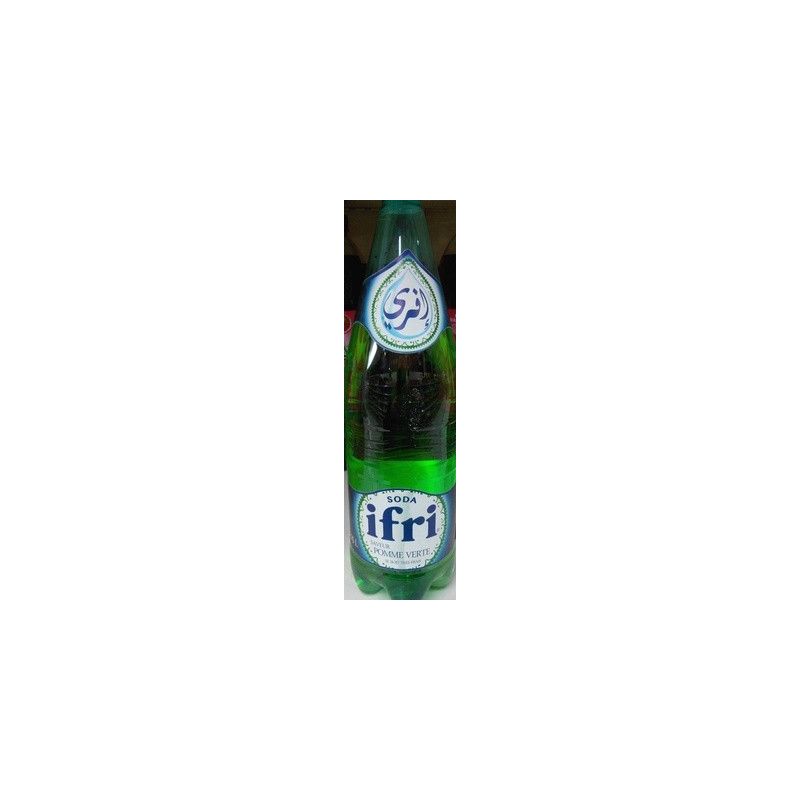 Ifri Bouteille Pet 1.25L Soda Pomme Vert