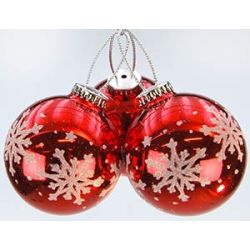 Ka Weiste Oy Lot De 3 Boules Rge Deco Neig