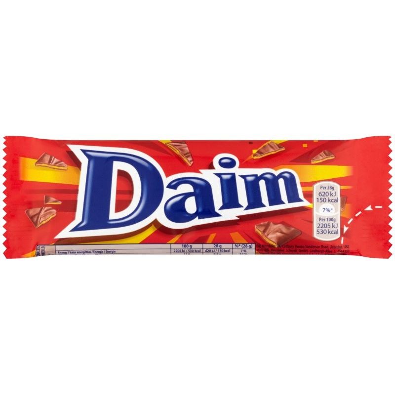 Daim 28G Barre Chocolat Lait