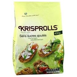 Krisprolls Krispolls Sans Sucre Ajoute 400G