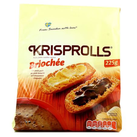 Krisprolls Krisp.Pt Pain Gril.Brioche225G