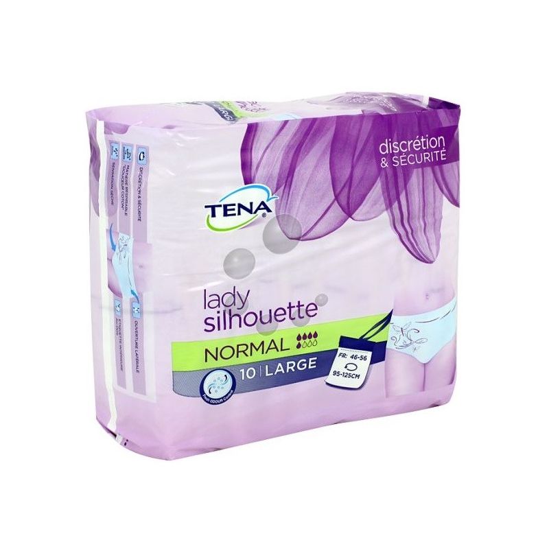 Tena Silhouett Normal Largex10