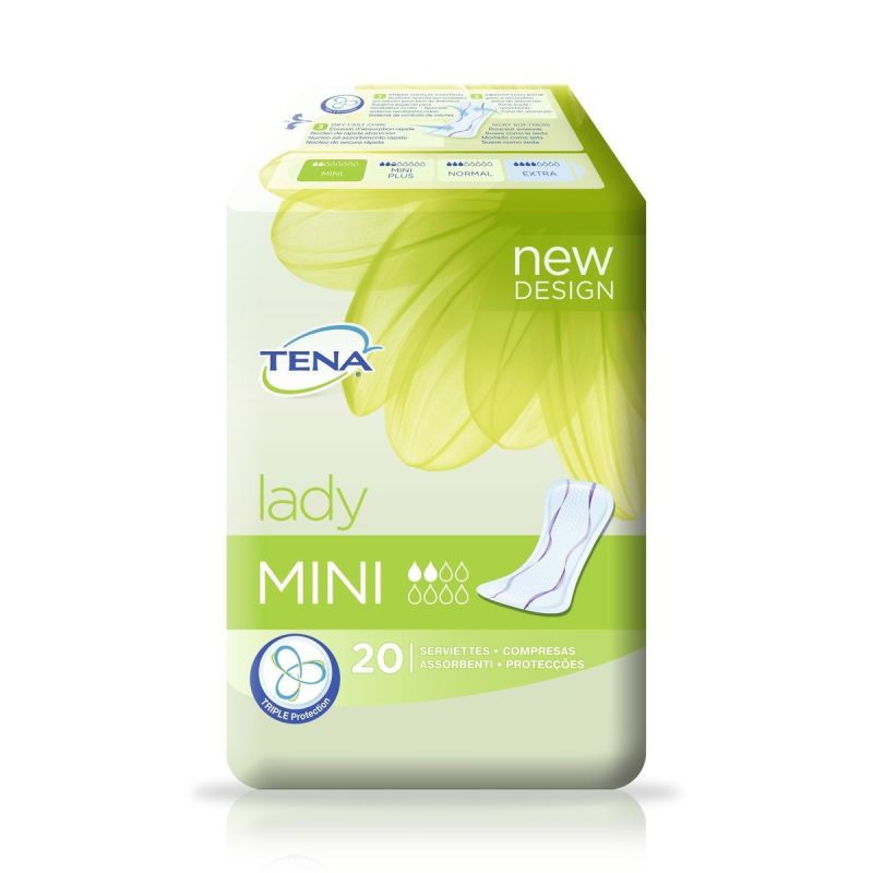 Tena 20 Protections Mini Lady
