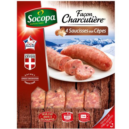 Socopa Saucisse Cepes X4 320G