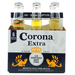 Corona Extra Bière Blonde Mexicaine : Le Pack De 6 Bouteilles 35,5Cl